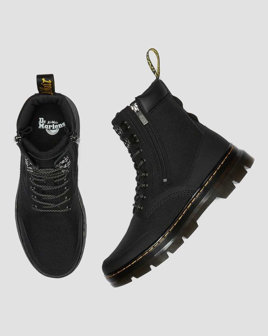 Black Women's Dr Martens Combs Zip Up Boots | 132647-WLG