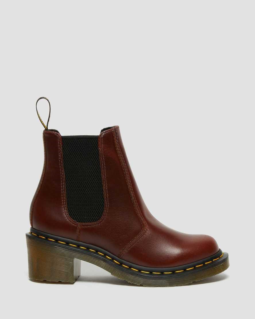 Brown Abruzzo Wp Women's Dr Martens Cadence Leather Ankle Boots | 201794-VQA