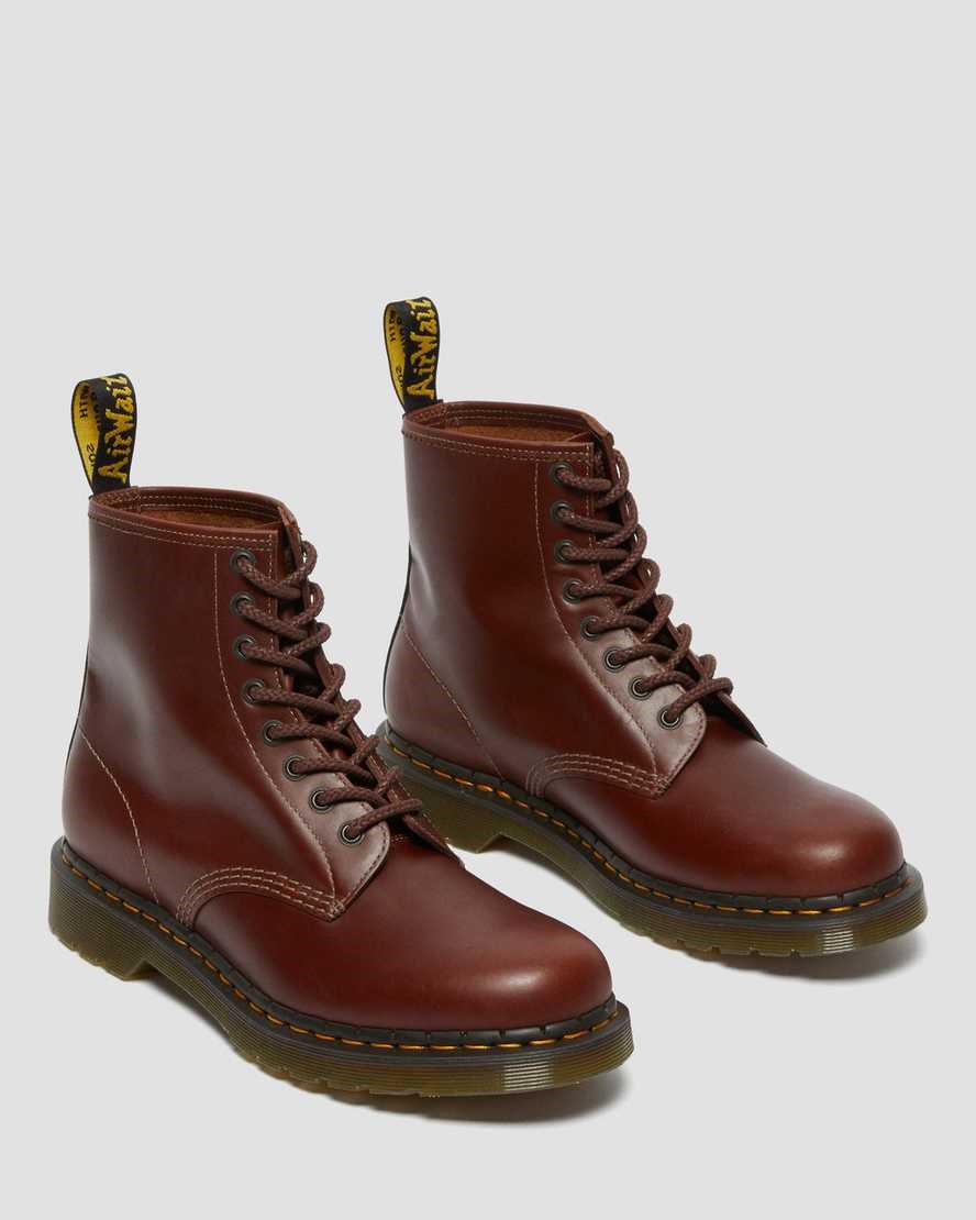 Brown Black Men's Dr Martens 1460 Abruzzo Leather Ankle Boots | 290183-CMY