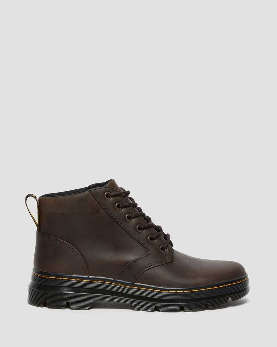 Brown Crazy Horse Leather Men's Dr Martens Bonny Leather Ankle Boots | 561789-EAT