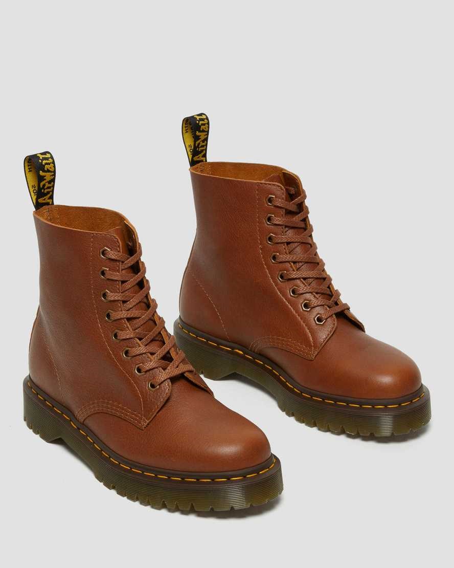 Brown Inuck Men's Dr Martens 1460 Pascal Bex Leather Ankle Boots | 571620-ZKQ