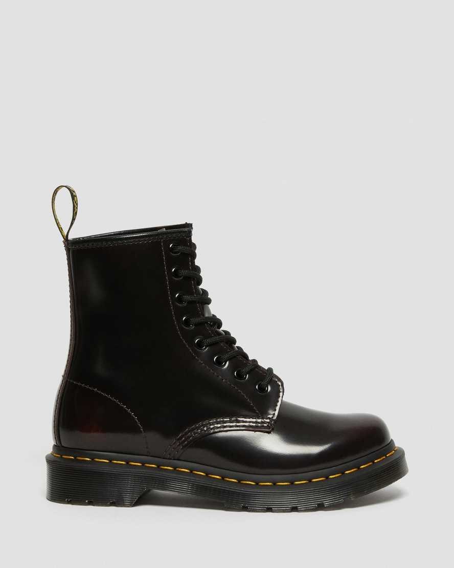 Cherry Red Arcadia Leather Women's Dr Martens 1460 Arcadia Leather Ankle Boots | 574918-BUA