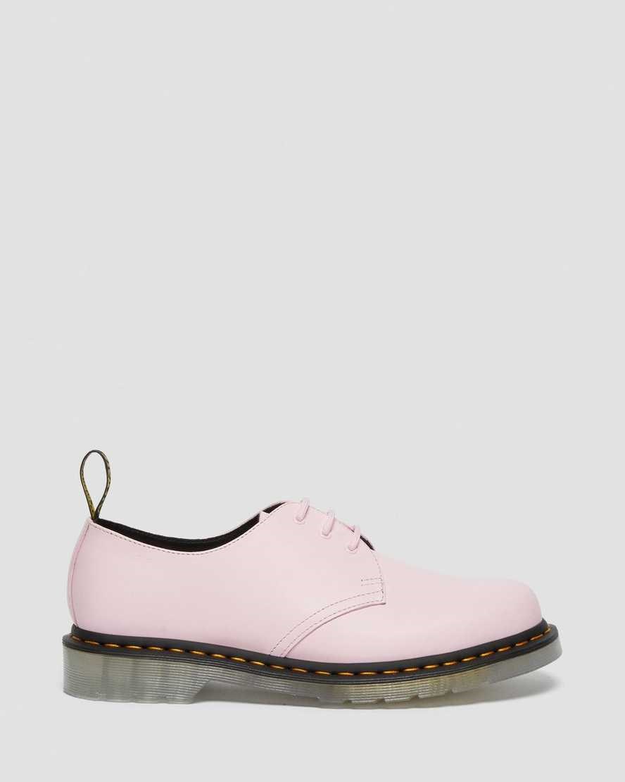 Pale Pink Smooth Leather Women's Dr Martens 1461 Iced Smooth Leather Oxford Shoes | 462851-ISE