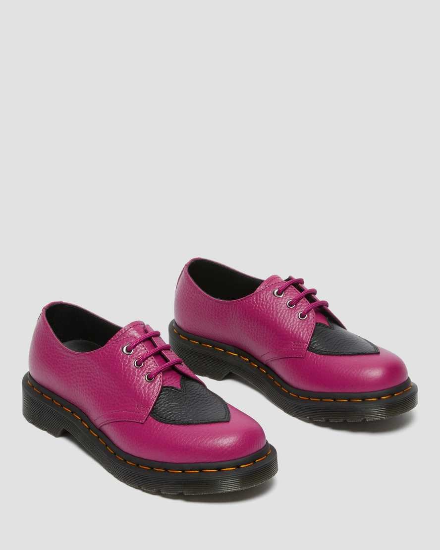 Pink Milled Nappa Leather Women's Dr Martens 1461 Amore Leather Oxford Shoes | 508326-SYM