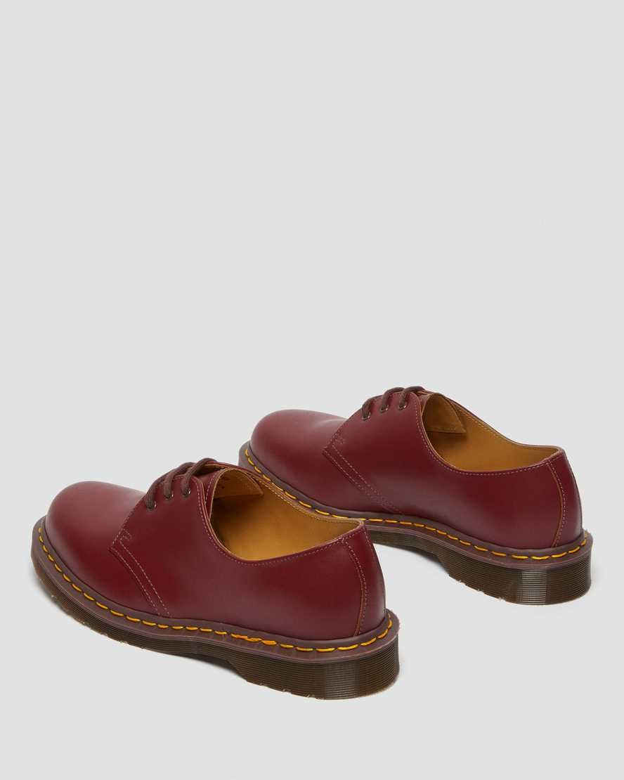 Red Quilon Women's Dr Martens 1461 Vintage Made in England Oxford Shoes | 078529-MCG