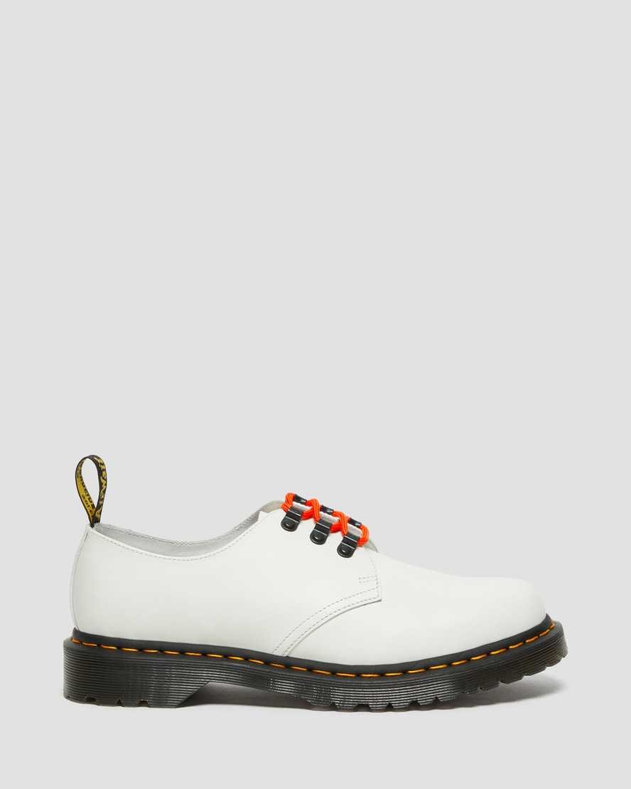 White Smooth Leather Men's Dr Martens 1461 Ben Smooth Leather Oxford Shoes | 734162-UTE