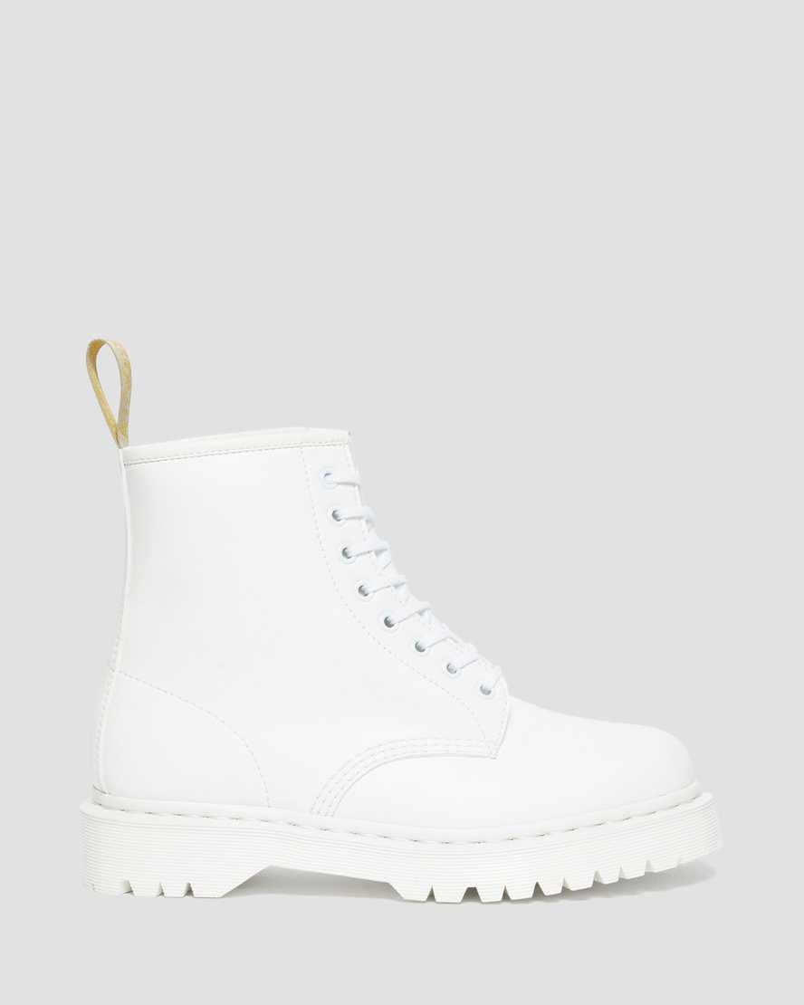 White Women's Dr Martens Vegan 1460 Bex Kemble Mono Lace Up Boots | 931546-AVQ